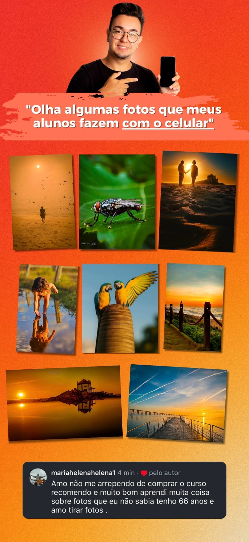 Fotografia é 5% equipamento e 95% olhar e técnica - Exemplos de fotos profissionais tiradas com celular